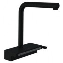 Mitigeur d'évier HG AQUNO Sel 2 DN 15 m bec extractible 2jet noir mat