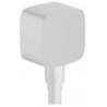 Coude de raccordement synthétique SoftCube blanc mat