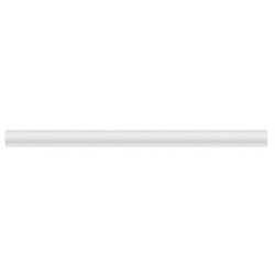 Tube droit blanc mat