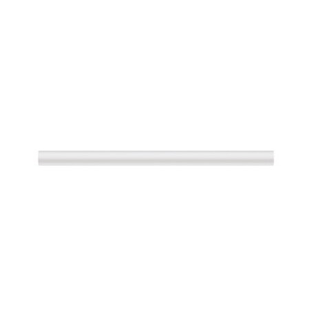 Tube droit blanc mat
