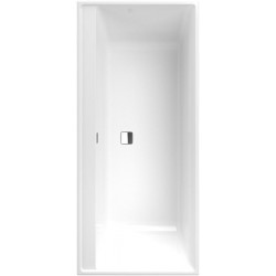 Collaro, Baignoires rectangulaires, 900 x 470 mm, Rectangulaire, Duo, chromée
