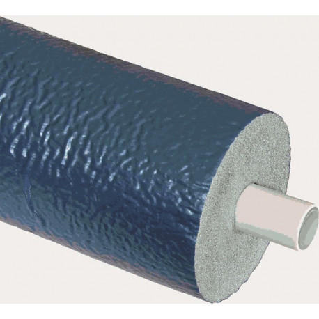 Tube composite PLUS S26 blanc, isolation bleue 20 x 2,25 mm, anneau, PU 25 m MULTITUBO