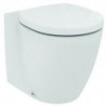 Abattant WC CONNECT avec couvercle, charnières en acier inoxydable à fermeture amortie blanc IDEAL STANDARD