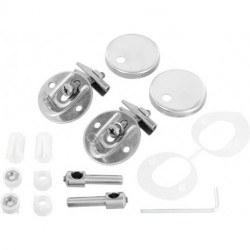 Jeu de charnières pour CONNECT chrome IDEAL STANDARD