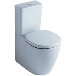 Combinaison WC sur pied à fond creux CONNECT 360 x 660 x 775 mm blanc IDEAL STANDARD