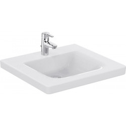 Lavabo CONNECT FREEDOM accessible en fauteuil roulant, sans trop-plein 800 x 555 x 165 mm blanc IDEAL STANDARD