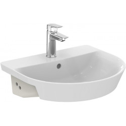 Vasque semi-encastrée CONNECT AIR ARC 500 x 450 x 160 mm blanc IDEAL STANDARD