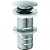 Robinet push-open avec tige non fendue, chromé IDEAL STANDARD