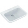 Lavabo hygiénique CONTOUR 21 Plus avec ailette, avec trou pour robinet, antibactérien 500 mm blanc IDEAL STANDARD