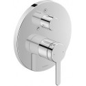 mitigeur bain-douche Duravit C.1 UPavec inverseur rond chroméé