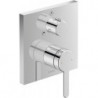 mitigeur bain-douche Duravit C.1 UPavec inverseur angulaire chroméé