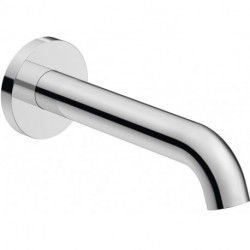 Remplisseur de bain MuralC.1 DN 15 - 205mm m rond Rosette chromé 