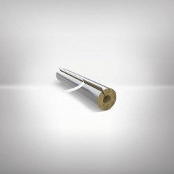 Gaine isolante en laine de roche , laminé en aluminium DSD 40mm 48.3mm (Par 9)