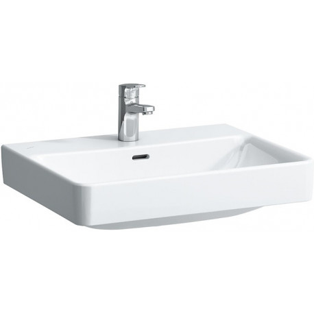 Vasque à poser LAUFEN PRO S 600 x 465 mm avec trop-plein, version 1 trou pour robinet blanc LCC LAUFEN
