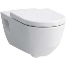 WC suspendu LAUFEN PRO, sans bride, à fond creux, projection 70 cm, blanc LAUFEN