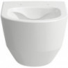 WC suspendu LAUFEN PRO, sans bride, à fond creux blanc LCC LAUFEN