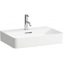 Lavabo VAL 600 x 420 mm avec trop-plein, version 1 trou robinet blanc LAUFEN