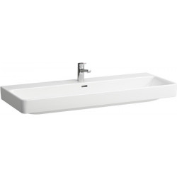 LAUFEN PRO S Lavabo 1200 x 460 mm avec trop-plein, 3 trous pour robinetterie, blanc LAUFEN