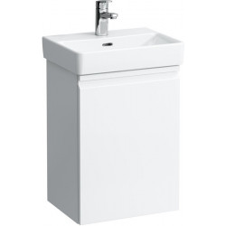 Meuble sous-vasque LAUFEN PRO S 415 x 580 x 320 mm charnière à gauche, blanc brillant LAUFEN