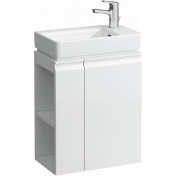 Meuble sous-vasque LAUFEN PRO A 480 x 580 x 275 mm LAUFEN tablette latérale, blanc brillant