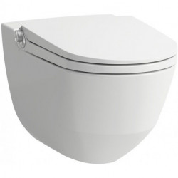 WC CLEANET RIVA à fond plat, 4,5 / 3 litres, sans bride, 35 blanc LCC LAUFEN
