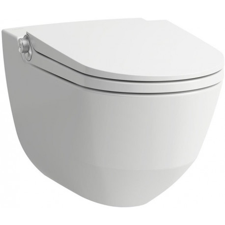 WC CLEANET RIVA à fond plat, 4,5 / 3 litres, sans bride, 35 blanc LCC LAUFEN