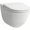 WC CLEANET RIVA à fond plat, 4,5 / 3 litres, sans bride, 35 blanc LCC LAUFEN