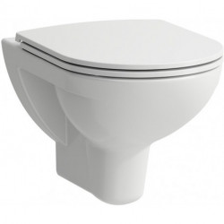 WC suspendu LAUFEN PRO, sans bride, à fond creux, 6 litres blanc LAUFEN