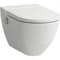 WC CLEANET NAVIA à fond creux, 4,5 / 3 l, sans bride, 370 x blanc LCC LAUFEN