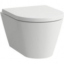 WC suspendu KARTELL COMPACT sans bride, vasque blanc LCC LAUFEN