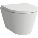 WC suspendu KARTELL COMPACT sans bride, rinçage à fond blanc mat LAUFEN