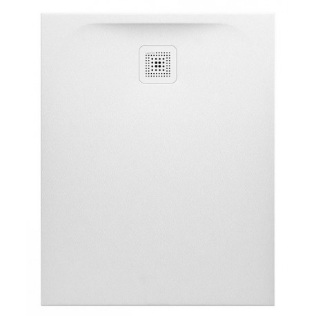 Receveur de douche LAUFEN PRO rectangulaire, écoulement sur le petit côté 1000 x 800 x 33 mm blanc mat LAUFEN