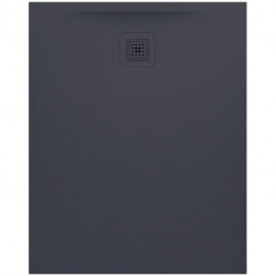 Receveur de douche LAUFEN PRO rectangulaire, bonde côté court 1000 x 800 x 33 mm anthracite LAUFEN