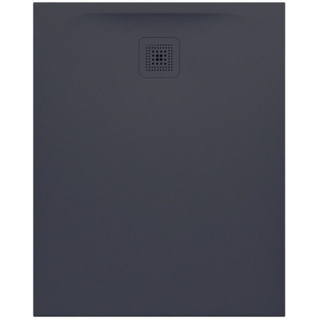 Receveur de douche LAUFEN PRO rectangulaire, bonde côté court 1000 x 800 x 33 mm anthracite LAUFEN