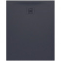 Receveur de douche LAUFEN PRO rectangulaire, bonde côté court 1000 x 800 x 33 mm anthracite LAUFEN
