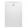 Receveur de douche LAUFEN PRO rectangulaire, écoulement sur le petit côté 1200 x 800 x 33 mm blanc mat LAUFEN