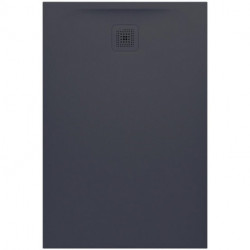 Receveur de douche LAUFEN PRO rectangulaire, bonde côté court 1200 x 800 x 33 mm anthracite LAUFEN
