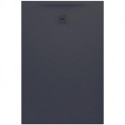 Receveur de douche LAUFEN PRO rectangulaire, bonde côté court 1200 x 800 x 33 mm anthracite LAUFEN