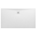 Receveur de douche LAUFEN PRO rectangulaire, bonde côté long 1400 x 800 x 30 mm blanc mat LAUFEN