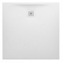 Receveur de douche carré LAUFEN PRO, écoulement latéral 900 x 900 x 30 mm, gris clair LAUFEN