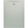 Receveur de douche LAUFEN PRO, rectangulaire, écoulement sur le petit côté 1200 x 900 x 33 mm, gris clair LAUFEN