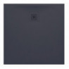 Receveur de douche carré LAUFEN PRO, écoulement latéral 800 x 800 x 29 mm LAUFEN anthracite