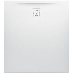 Receveur de douche LAUFEN PRO rectangulaire, écoulement sur le petit côté 1000 x 900 x 33 mm blanc mat LAUFEN