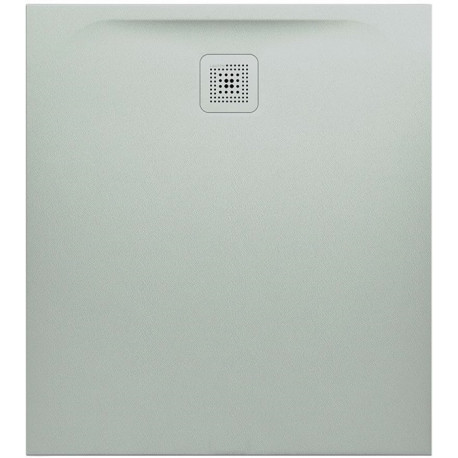 Receveur de douche LAUFEN PRO, rectangulaire, écoulement sur le petit côté 1000 x 900 x 33 mm, gris clair LAUFEN