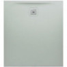 Receveur de douche LAUFEN PRO, rectangulaire, écoulement sur le petit côté 1000 x 900 x 33 mm, gris clair LAUFEN