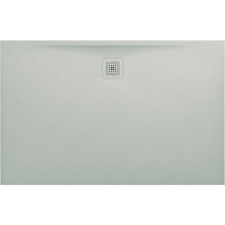 Receveur de douche LAUFEN PRO, rectangulaire, écoulement sur le côté long 1400 x 900 x 30 mm, gris clair LAUFEN
