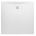 Receveur de douche carré LAUFEN PRO, écoulement latéral 1000 x 1000 x 33 mm LAUFEN blanc mat