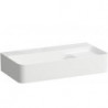 Lavabo VAL COMPACT 600 x 315 mm, sans trou pour robinetterie, avec trop-plein blanc LAUFEN