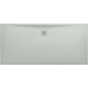 Receveur de douche LAUFEN PRO, rectangulaire, écoulement latéral long, 1600 x 750 x 32 mm, gris clair LAUFEN