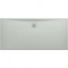Receveur de douche LAUFEN PRO, rectangulaire, écoulement latéral long, 1600 x 750 x 32 mm, gris clair LAUFEN